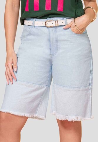Bermuda Mujer Azul Claro Atypical 113621 Atypical