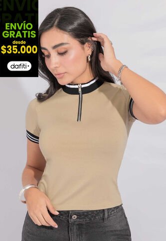 Blusa Mujer Latte Atypical 112507 Atypical