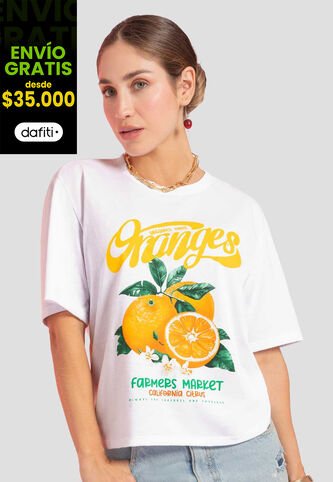 Camiseta Mujer Blanco Atypical 112485 Atypical