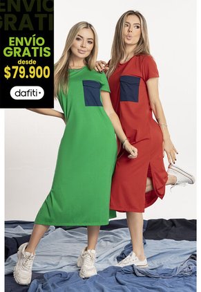 Vestido Juvenil Rojo Atypical 1336