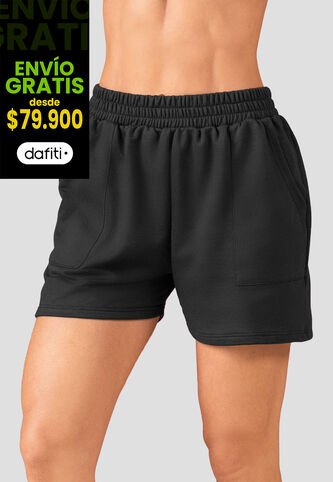 Bermuda Short Mujer Negro Atypical 102171 Atypical