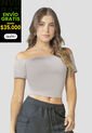 Blusa Mujer Gris Claro Atypical 110157 de Atypical