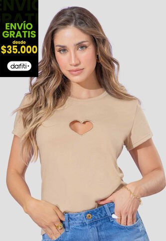 Camiseta Mujer Latte Atypical 111804 Atypical