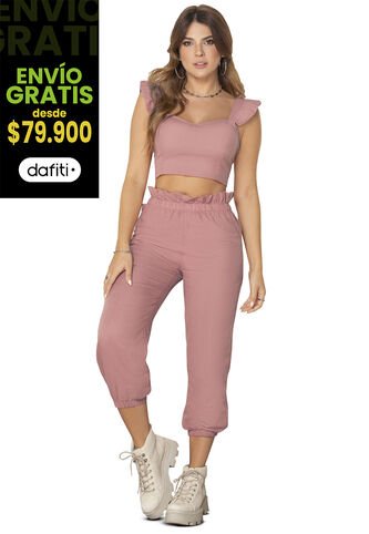 Conjunto Mujer Rosa Atypical 92464 Atypical