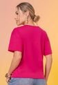 Camiseta Mujer Magenta Vivo Atypical 113628 de Atypical
