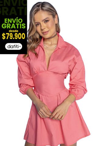 Vestido Mujer Coral Atypical 92463 Atypical