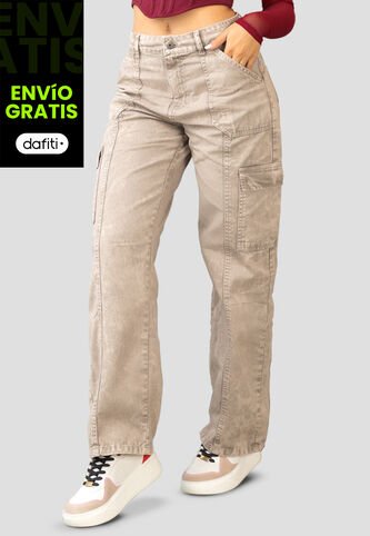 Jean Mujer Caqui Atypical 103247 Atypical