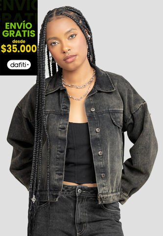 Chaqueta Mujer Negro Atypical 107112 Atypical