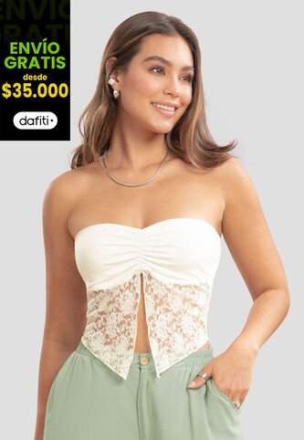 Blusa Mujer Marfil Atypical 105478 Atypical