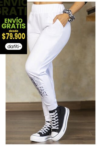 Jogger Mujer Blanco Atypical 1914 Atypical