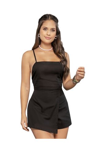 Enterizo Corto Juvenil Negro Atypical 77880 Atypical