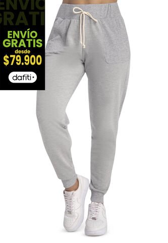 Jogger Mujer Gris Atypical 96922 Atypical