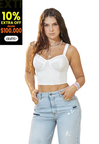 Camiseta Mujer Blanco Atypical 34747 Atypical