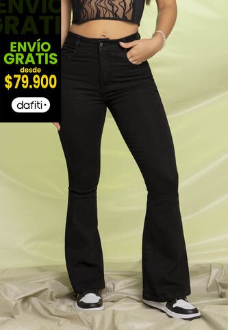 Jean Mujer Negro Atypical 2453 Atypical