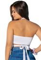 Crop Top Mujer Blanco Atypical 88521 de Atypical