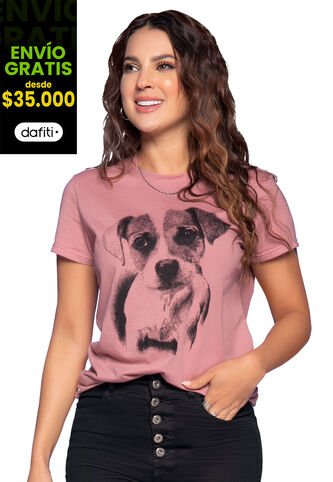 Camiseta Mujer Palo De Rosa Atypical 91562 Atypical