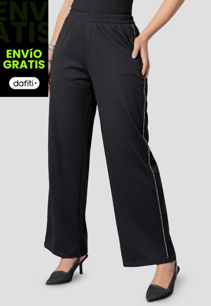 Pantalón Mujer Negro Atypical 112834