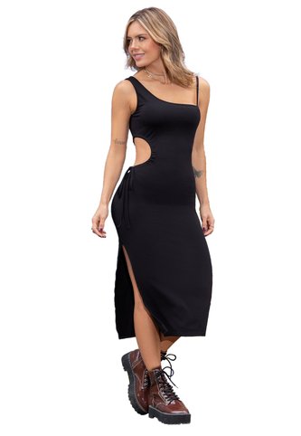 Vestido Mujer Negro Atypical 93562 Atypical