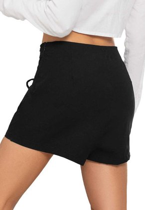 Falda Short Mujer Negro Atypical 2707