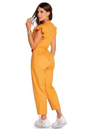 Enterizo Largo Mujer Naranja Atypical 2746