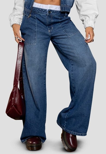 Jean Mujer Azul Oscuro Atypical 114461