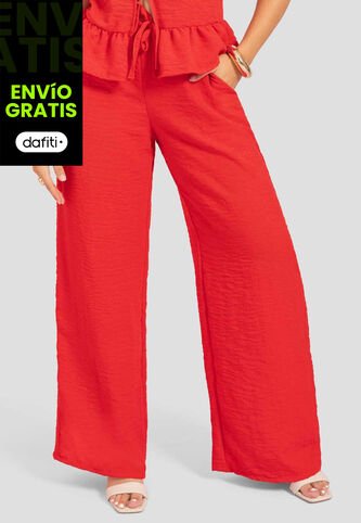 Pantalón Mujer Rojo Atypical 112489 Atypical
