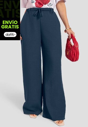 Pantalón Mujer Azul Profundo Atypical 112489 Atypical