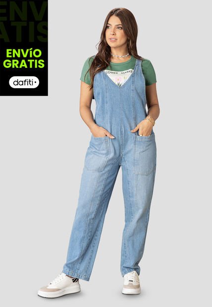 Overall Largo Mujer Azul Atypical 100314