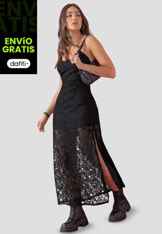 Vestido Mujer Negro Atypical 111392 Atypical