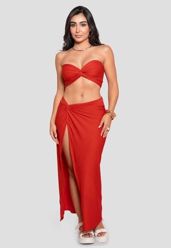 Conjunto Mujer Rojo Atypical 100672 Atypical