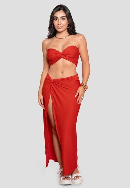 Conjunto Mujer Rojo Atypical 100672