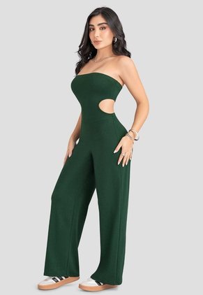 Enterizo Largo Mujer Verde Pino Atypical 110792