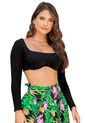 Crop Top Mujer Negro Atypical 92863 de Atypical