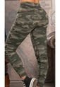 Pantalón Para Mujer Estampado - Verde Militar Atypical de Atypical