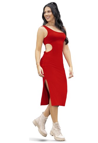 Vestido Juvenil Rojo Atypical 93562 Atypical