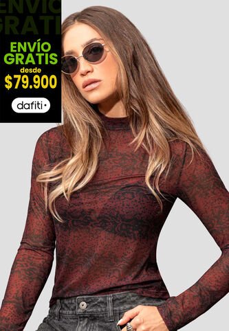 Camibuzo Mujer Estampado Atypical 113982 Atypical