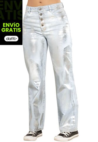 Jean Mujer Gris Atypical 2928 Atypical