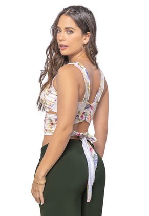 Crop Top Mujer Multicolor Atypical 3274