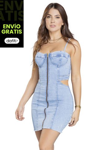 Vestido Corto Juvenil Azul Claro Atypical 3683 Atypical