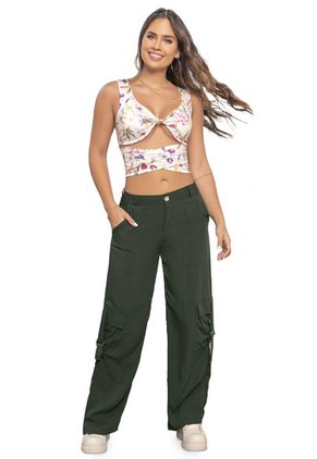 Crop Top Mujer Multicolor Atypical 3274
