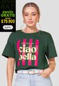 Camiseta Mujer Verde Pino Atypical 113629 de Atypical