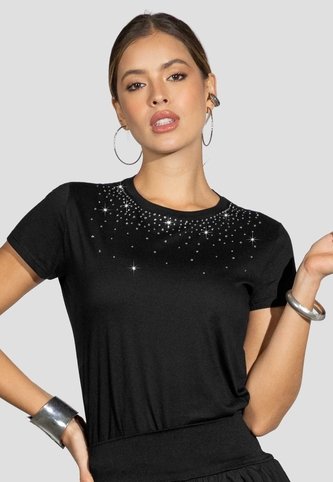 Camiseta Mujer Negro Atypical 114248 Atypical