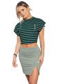 Conjunto Mujer Verde Atypical 87458 de Atypical