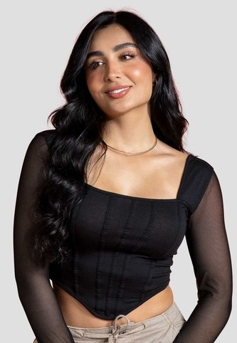 Blusa Mujer Negro Atypical 101319 Atypical