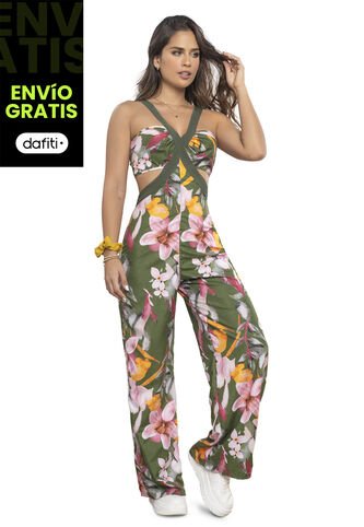 Enterizo Largo Mujer Estampado Atypical 3462 Atypical