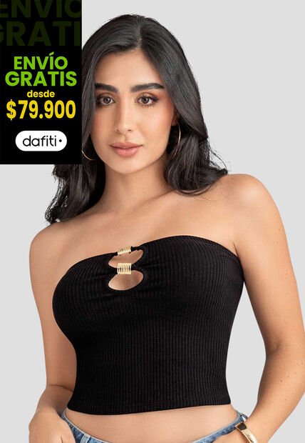 Blusa Mujer Negro Atypical 110161