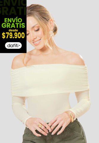 Blusa Mujer Crema Atypical 113172 Atypical