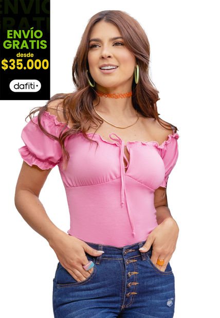 Blusa Mujer Rosa Atypical 2345