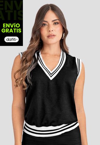 Chaleco Mujer Negro Atypical 113450 Atypical