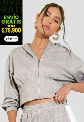 Buzo Mujer Gris Jaspe Atypical 112602 Atypical
